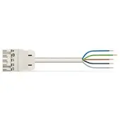 Wago 771-9995/206-602 konfektionierte Anschlussleitung,Eca,Stecker/offenes Ende,weiß 7719995206602