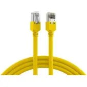 EFB Elektronik K8702.15 RJ45 Patchkabel Cat.5e S/UTP PVC Dätwyler 5502 TM11 gelb 15m K870215