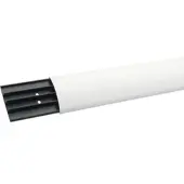 Hager SL1807509016 Aufbodenkanal mit 4 Kammern aus PVC SL 18x75mm verkehrsweiß - 2 Meter