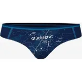 Ein schöner Fleck Erde String Glücksgrat Tiefblau tiefblau 36