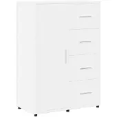 vidaXL Sideboards 2 Stk. Weiß 60x31x84 cm Holzwerkstoff