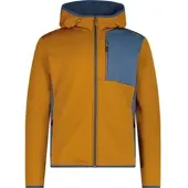 CMP MAN Fleece Jacket FIX Hood caramel (Q883) 46