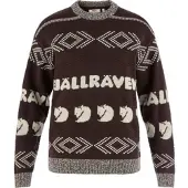 Fjällräven Jacquard Knit W black oak-light beige (294-191) M