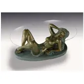 AEA Couchtisch Sexy Frau Luxus Designer Couchtisch Sofa Wohnzimmer Tisch Glas