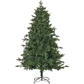 HOMCOM künstlicher Weihnachtsbaum Tannenbaum zusammenklappbar und abnehmbar Grün