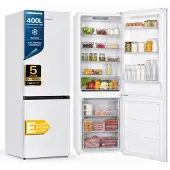 Heinner HCNF-HM400INVE++ Kühl-Gefrierkombination 400 L, No Frost, Dual Inverter, Weiß