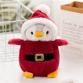 Sonstiges Pinguin Stofftier Plüschtier 20cm Weihnachtsmann