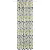 Wirth Vorhang "Berlare" Gr. 1, grün, B:132cm H:145cm, Baumwolle, Polyester, Gardinen, Vorhang