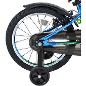 Volare Chrome Kinderfahrrad - für Jungen - 16 Zoll - Blau-Grün - Mit zwei Handbremsen