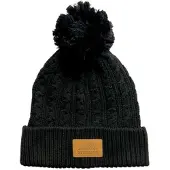 Bleubird Bobble Beanie (rpet) - Black black ONE SIZE