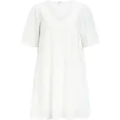 Object Bestickte V-ausschnitt Kleid