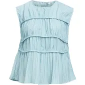 Object Geraffte Ärmellose Bluse