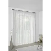 Wirth Vorhang "Sunday", weiß, B:142cm H:285cm, Jacquard, Baumwolle, Polyester, Gardinen, Vorhang, nach Maß