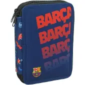 Giovas FC Barcelona Barca gefülltes 2-stöckiges Federmäppchen