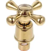 Merkloos Ersatz Wasserhahn Knopf mit Ergonomischem Design, Gold