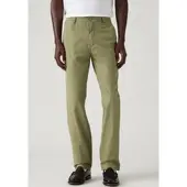 Levi's 1100000002199 "CHINO AUTHENTIC STRT", Herren, Gr. 33, Länge 34, grün (deep liche34), Web, Obermaterial: 100% Baumwolle, unifarben, regular fit knöchellang, Hosen 1100000002199, in vielen Farben