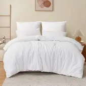 Merkloos Bettbezugset 200 x 200 cm mit Reißverschluss