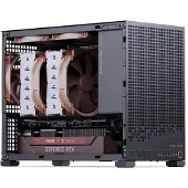 Jonsbo D32 PRO, Midi Tower, PC, Schwarz, Mini-ITX, micro ATX, Stahl, Gaming