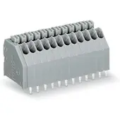 Wago 250-324 Leiterplattenklemme,Drücker,0,5 mm2,grau 250324 - 15 Stück