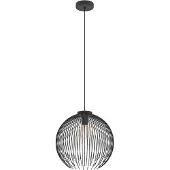 Eglo Hängeleuchte VENEZUELA, schwarz, Ø 40 cm, Metall, E27