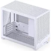 Jonsbo D32 PRO, Midi Tower, PC, Weiß, Mini-ITX, micro ATX, Stahl, 17 cm