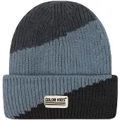 Color Kids - Kid's Beanie - Mütze Gr 50 cm grau