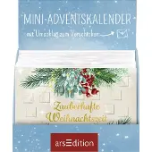 Sonstige Verlage Display Mini-Adventskalender mit Umschlag zum Verschicken Zauberhafte Weihnachtszeit