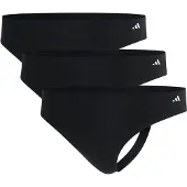 Adidas Damen Strings, 3er Pack - Thongs, Active Light Flex , Unterwäsche, Logo
