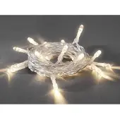 Dripio LED-Lichterkette, 20 warmweiße Dioden, 3,35 m, batteriebetrieben, Timer