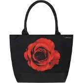 Merkloos Damen Shopper mit Rosenmuster für jeden Anlass