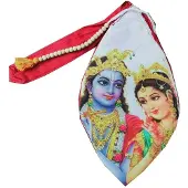 Merkloos Handgefertigte Tulsi Mala Jholi für Mantra Jap