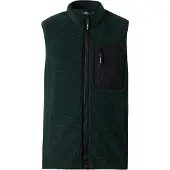 Volcom - ärmelloses Sherpa-Fleece &ndash; Herren &ndash; Muzzer Fuzzar Vest - Muzzer Fuzzar Vest Scarab für Herren aus Silikon - Größe S - Grün