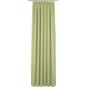 Wirth Vorhang "Sunday", grün, B:142cm H:175cm, Jacquard, Baumwolle, Polyester, Gardinen, Vorhang, nach Maß