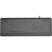 Gembird KB-UML-04-CYRL, Volle Größe (100%), Kabelgebunden, USB, QWERTY, Schwarz
