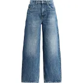 Ralph Lauren für Damen. 211969380001 Entspannte Jeans mit weitem Bein blau (29/32), Lässig, Baumwolle, Denim