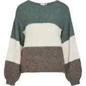 Vila Vimarley U-boot-ausschnitt Strickpullover