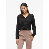 Vila "VIELLETTE V-NECK L/S SATIN SHIRT - NOOS"