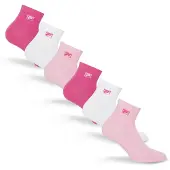 FILA "UNISEX QUARTER PLAIN SOCKS" 6 Paar, mit Logo-Schriftzug