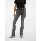 Vero Moda "VMFLASH MR FLARED JEANS LI213 GA NOOS" Baumwollmischung mit Stretch, regular waist, bootcut fit
