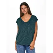 Pieces Pcbillo Glitter T-shirt | Blau | S