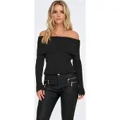 ONLY "ONLKATIA LIFE LS OFF SHOULDER KNT NOOS" Viskosemischung, regular fit