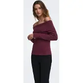 ONLY "ONLKATIA LIFE LS OFF SHOULDER KNT NOOS" Viskosemischung, regular fit