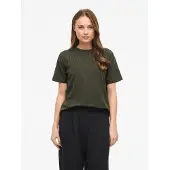 Vila "VINORA S/S T-SHIRT - NOOS" Baumwollmischung, regular fit