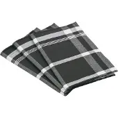 Ross "Exclusiv" Blockkaro, 50% Baumwolle, 50% Leinen, 50x70 cm