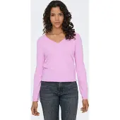 ONLY "ONLLOYAL LIFE LS V-NECK PULLO KNT NOOS" Materialmix