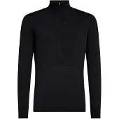 Icebreaker - Merino 200 Realfleece Descender L/S Half Zip - Merinopullover Gr M schwarz