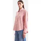 Seidensticker Hemdbluse , Damen, Gr. M (38), rosa, 77% Baumwolle, 20% Polyamid, 3% Elasthan, gestreift, regular fit, ohne Ausschnitt, Blusen Hemdbluse, 1/1 Kragen Gestreift
