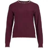 Vila Vitegni Rundhals Strickpullover