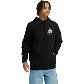 Dc-shoes Hoodie "DC Huge Starz", Herren, Gr. L, schwarz, Obermaterial: 55% Baumwolle, 25% Baumwolle, 20% Polyester., Sweatshirts Hoodie