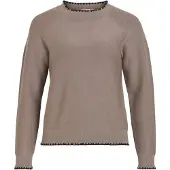 Vila Vitegni Rundhals Strickpullover